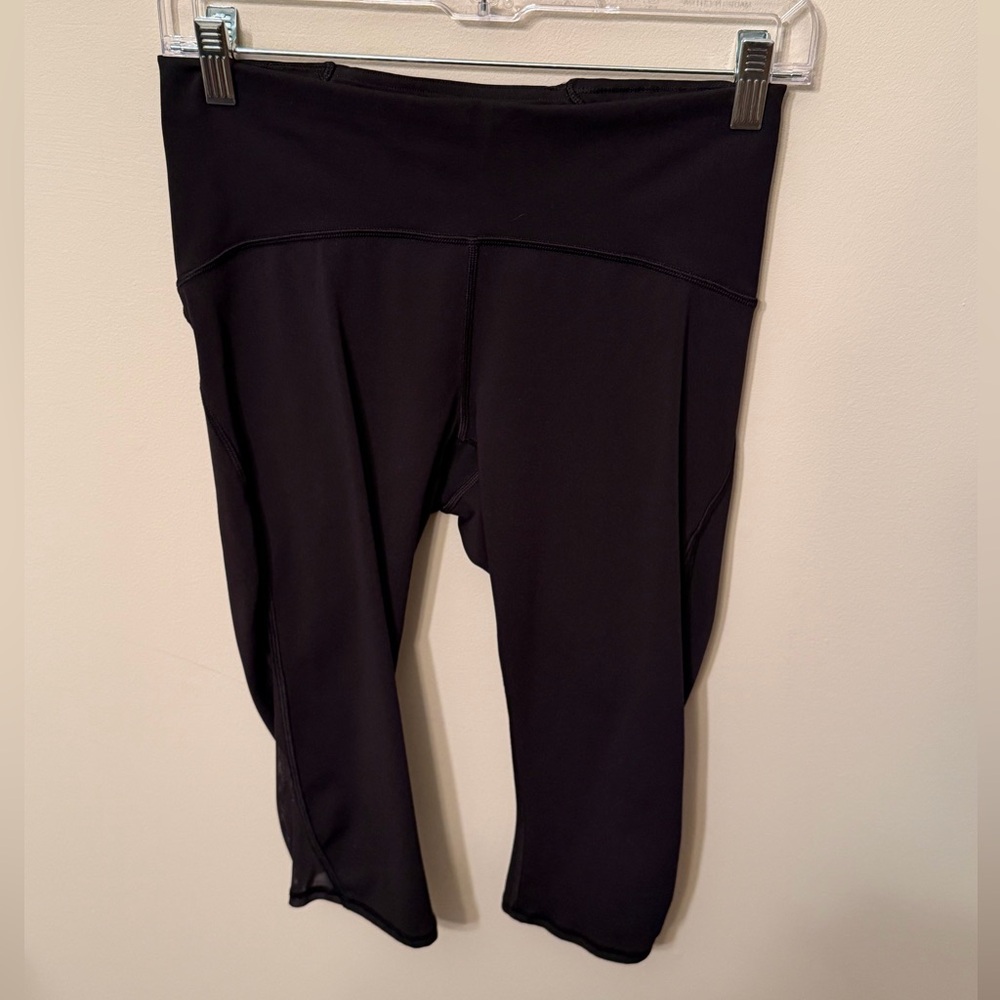 💗 Lululemon Train Times Crop 17” Inseam In Black Size 8